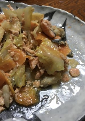 鮭のマヨネーズ炒め！幼児食にも-レシピのメイン写真