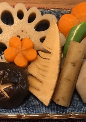 だしパックで簡単煮物♡お祝い編-レシピのメイン写真