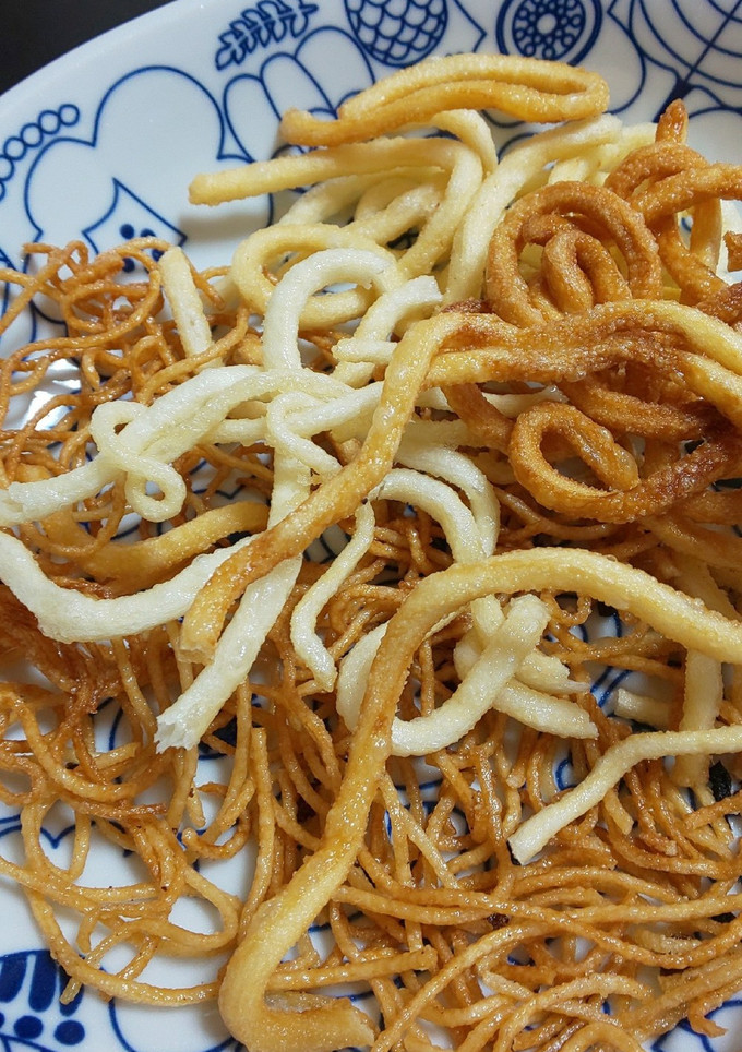 あまったうどんは揚げましょう。-レシピのメイン写真