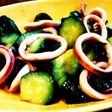 イカとキュウリのオイスターソース炒め♪
