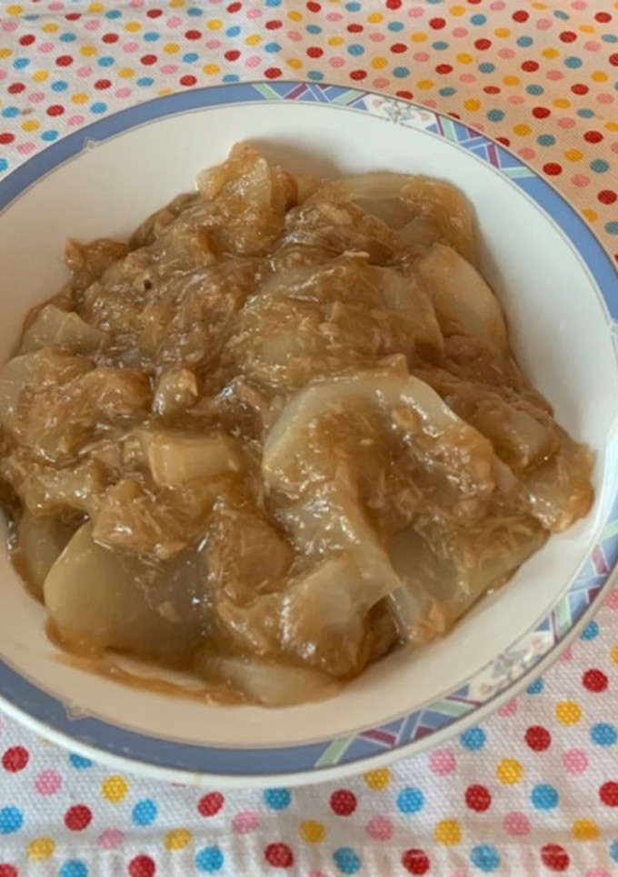 レンジでカブとツナのとろとろ煮-レシピのメイン写真
