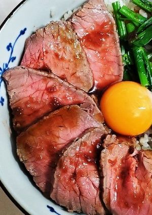 ローストビーフ丼-レシピのメイン写真