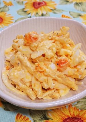 新玉ねぎとマカロニの卵サラダ-レシピのメイン写真