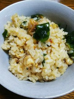 ホタテの稚貝で炊き込みご飯-レシピのメイン写真