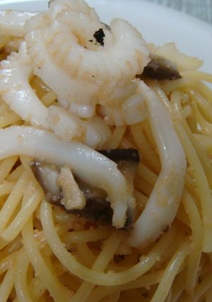 混ぜるだけ！イカたらこで和風パスタ♪-レシピのメイン写真