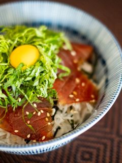 簡単比率!マグロ醤油漬け丼しらす入り!-レシピのメイン写真