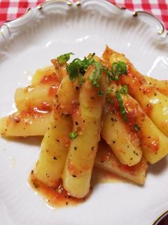 アスパラのトマトマリネ-レシピのメイン写真