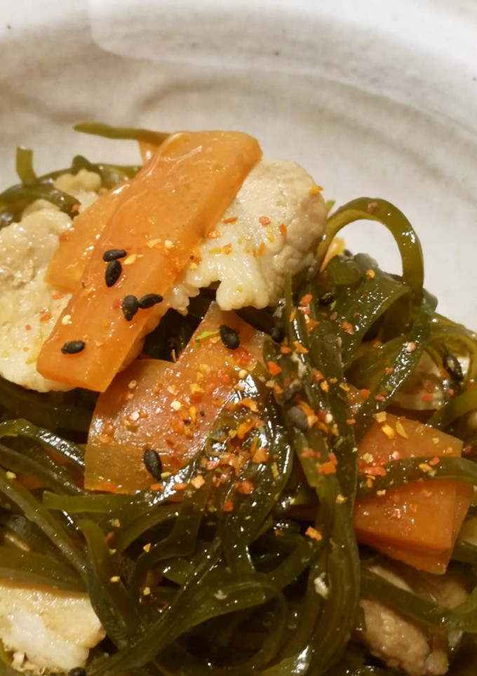 【定番】豚肉と切り昆布の炒め煮-レシピのメイン写真
