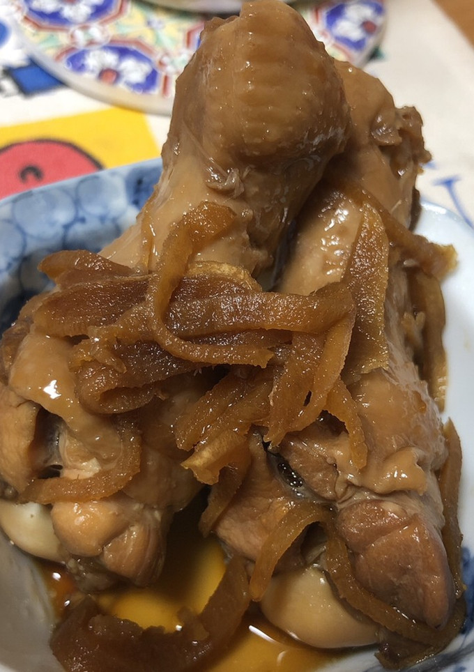 すき焼きのもと使用、手羽元すっぱ煮-レシピのメイン写真