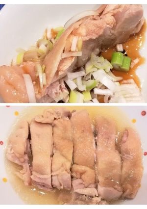 鶏ももフライパン酒蒸し！ネギショウガ風味-レシピのメイン写真
