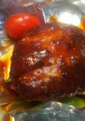 簡単美味・ハンバーグのホイル包み焼き-レシピのメイン写真