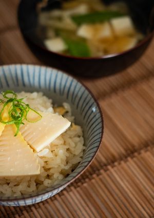 出汁パックと水煮で超簡単！たけのこご飯！-レシピのメイン写真
