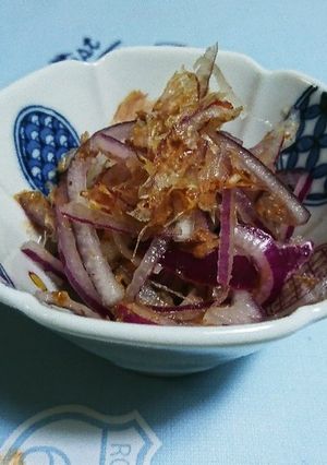 辛くない紫玉ねぎの和風サラダ-レシピのメイン写真