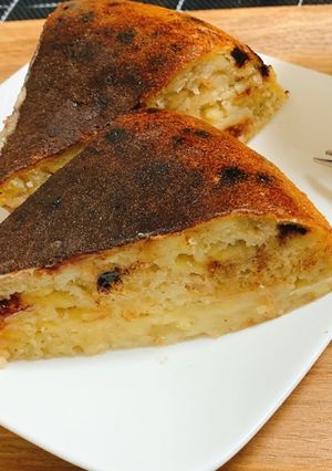 炊飯器でもっちりチョコバナナケーキ-レシピのメイン写真