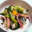 栄養満点✨ワケギとイカのぬた和え