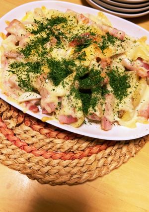 ポテトとベーコンのチーズ焼き-レシピのメイン写真