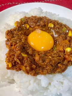 レンジでキーマカレー-レシピのメイン写真