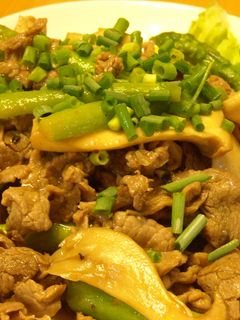 ✿牛肉アスパラのにんにくバター醤油炒め✿-レシピのメイン写真