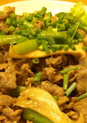 ✿牛肉アスパラのにんにくバター醤油炒め✿-レシピのメイン写真