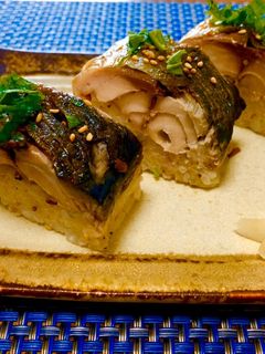 焼き鯖寿司-レシピのメイン写真