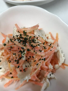 人参+サラダチキンのマヨレモンサラダ。-レシピのメイン写真