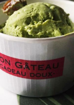 卵なし★レンジだけ★抹茶アイスクリーム-レシピのメイン写真