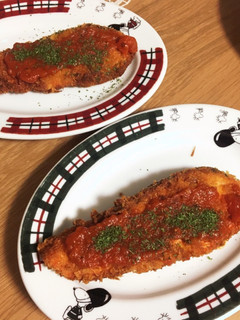 鮭のカツレツ トマトソース乗せ-レシピのメイン写真