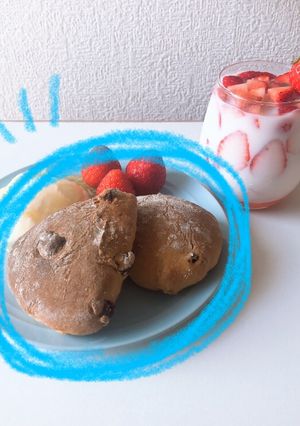 クリームチーズとクランベリーのスコーン-レシピのメイン写真