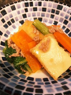 厚揚げのそぼろあんかけ*取り分け幼児食-レシピのメイン写真