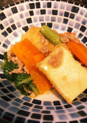 厚揚げのそぼろあんかけ＊取り分け幼児食-レシピのメイン写真