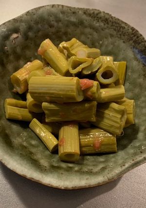 イタドリ梅和え-レシピのメイン写真