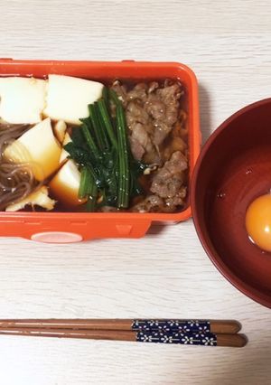 おひとり様ズボラすき焼き-レシピのメイン写真