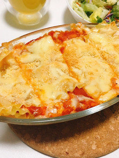 お家でラザニア-レシピのメイン写真