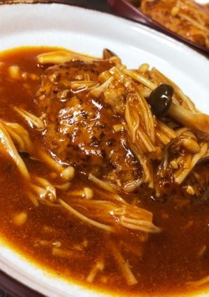 我が家の煮込みハンバーグ-レシピのメイン写真