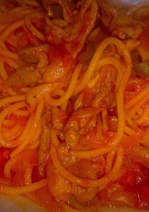 トマトナポリタン-レシピのメイン写真