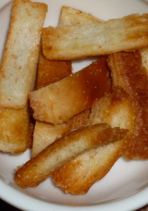 マヨネーズ味スナック　パンの耳で-レシピのメイン写真