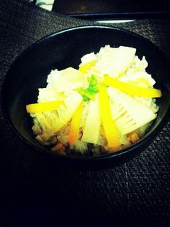 山の幸 簡単‼シャキシャキたけのこご飯♪-レシピのメイン写真