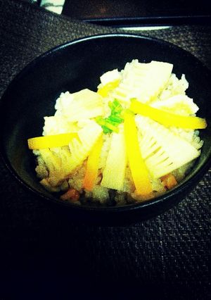 山の幸 簡単‼シャキシャキたけのこご飯♪-レシピのメイン写真