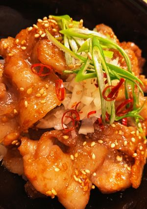 旨い！　豚バラ丼-レシピのメイン写真