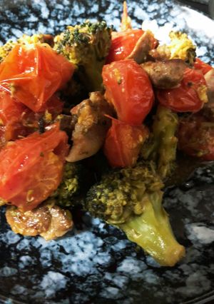 ミニトマトとブロッコリーのバター醤油炒め-レシピのメイン写真