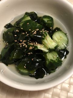 フレッシュわかめときゅうりの酢の物-レシピのメイン写真