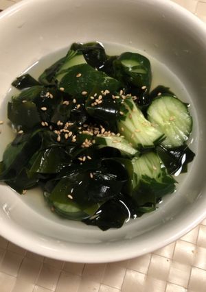 フレッシュわかめときゅうりの酢の物-レシピのメイン写真