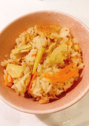 超簡単！食材の旨味を生かした筍ご飯☆-レシピのメイン写真