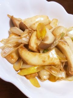 ねぎとエリンギのバター醤油炒め-レシピのメイン写真