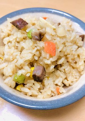 【オイスターソース】で中華風炊き込みご飯-レシピのメイン写真