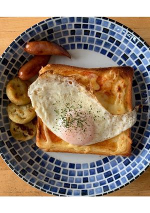 絶品目玉トースト-レシピのメイン写真