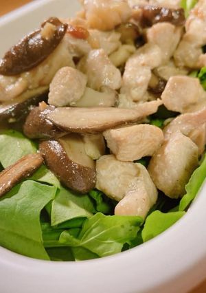 ルッコラはお肉との相性抜群-レシピのメイン写真