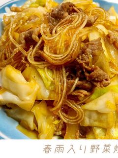 春雨入り野菜炒め-レシピのメイン写真