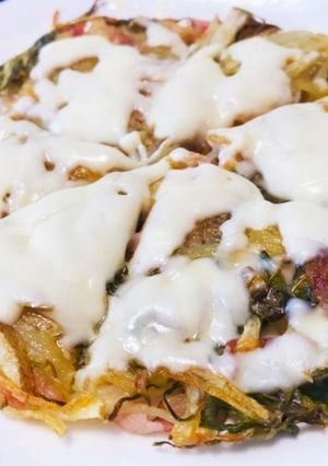 キャベツの外葉とじゃがいものチーズ焼き♡-レシピのメイン写真
