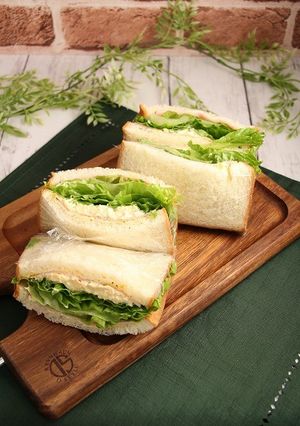 サンドイッチ用食パン！レタスサンド-レシピのメイン写真